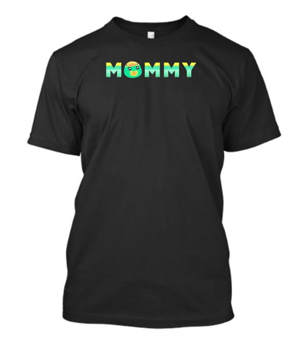 Mommy Cute Baby Emoji Text T-Shirt