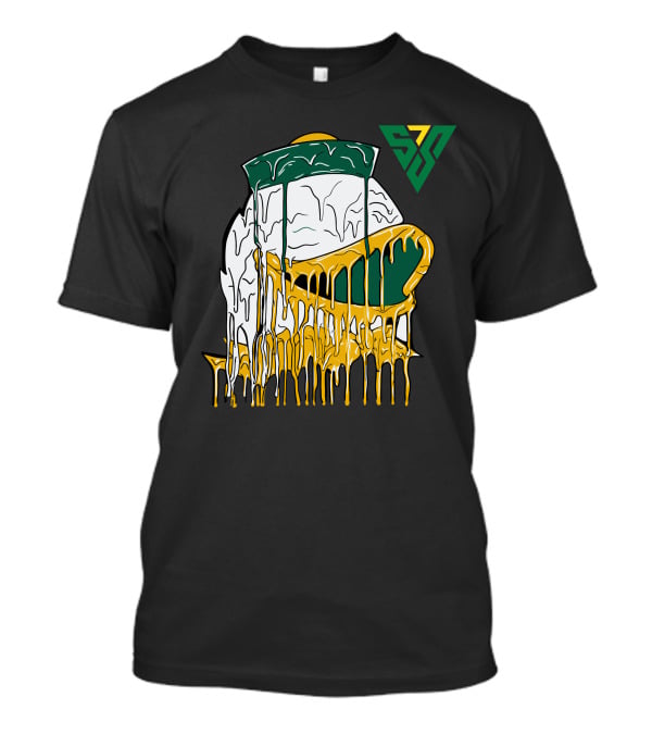 Lackavelli Shop Meltdown Drip Cheese Hat Logo 77 T-Shirt