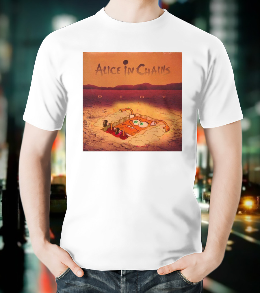 Alice In Chains Dirt Parody SpongeBob SquarePants Mocha Bigwanger12 T-Shirt