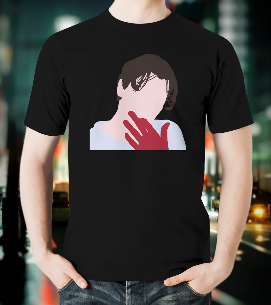 Billy Loomis Graphic Red Hand Monochrome Face T-Shirt