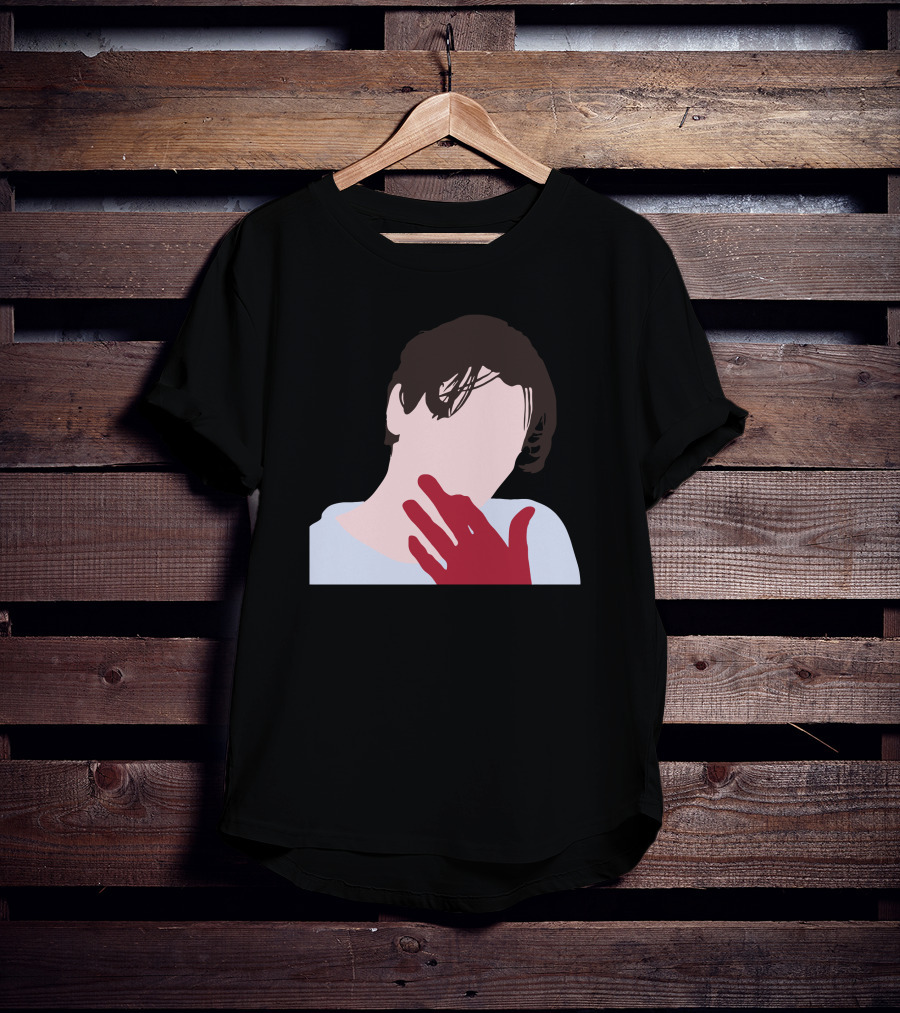 Billy Loomis Graphic Red Hand Monochrome Face T-Shirt