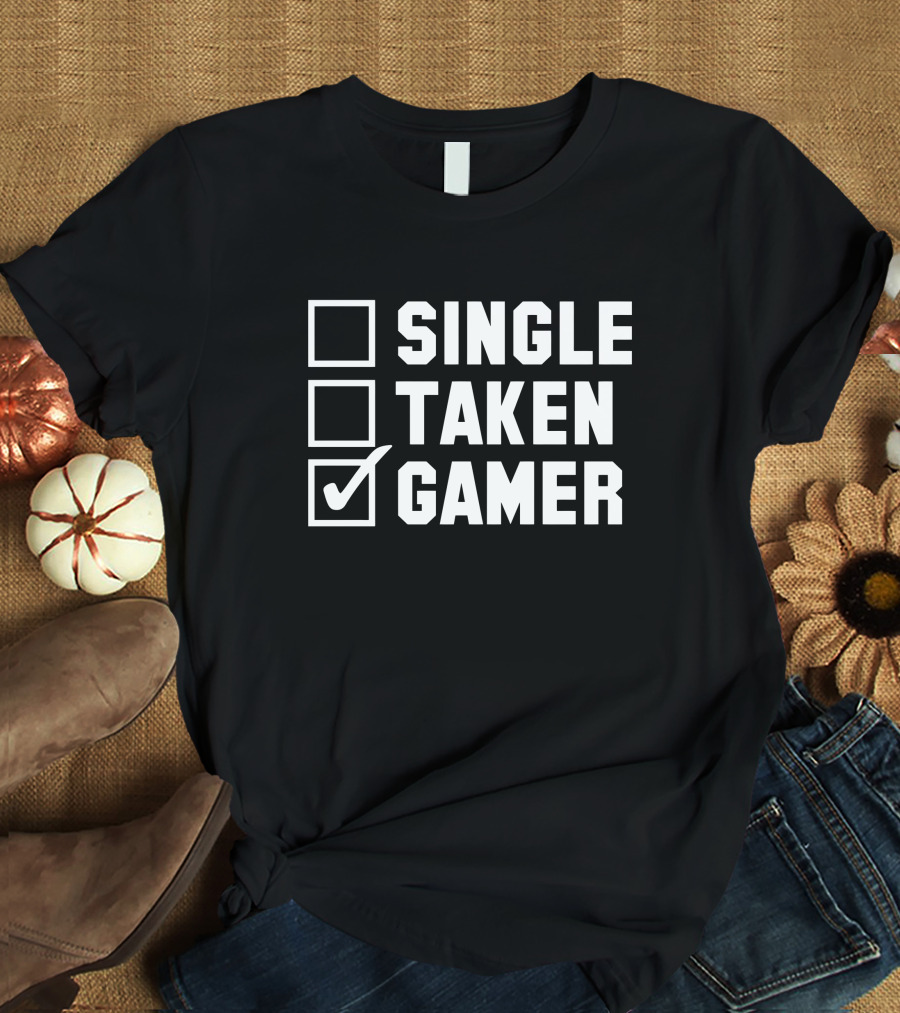 Single Taken Gamer Spacey Soda2 T-Shirt