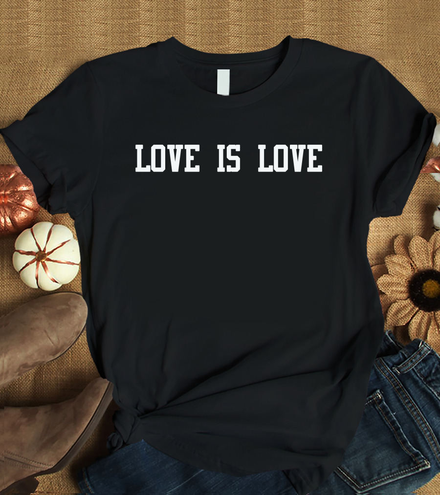 Rashami Desai Love Is Love Multicolor Pride Message T-Shirt
