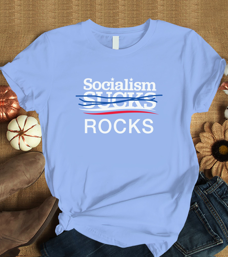 TPUSA Store Socialism Rocks Patriot Takes T-Shirt