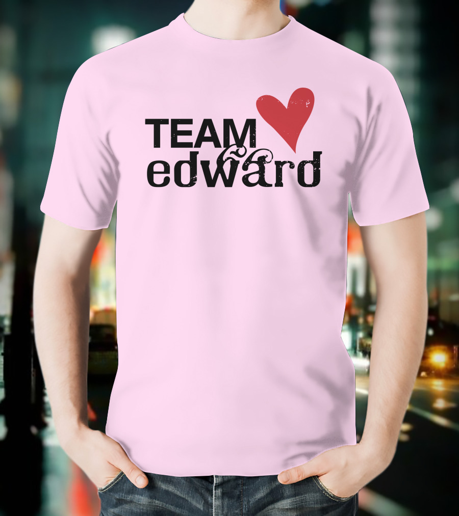 Team Edward Heart Taylor Lautner SNL T-Shirt