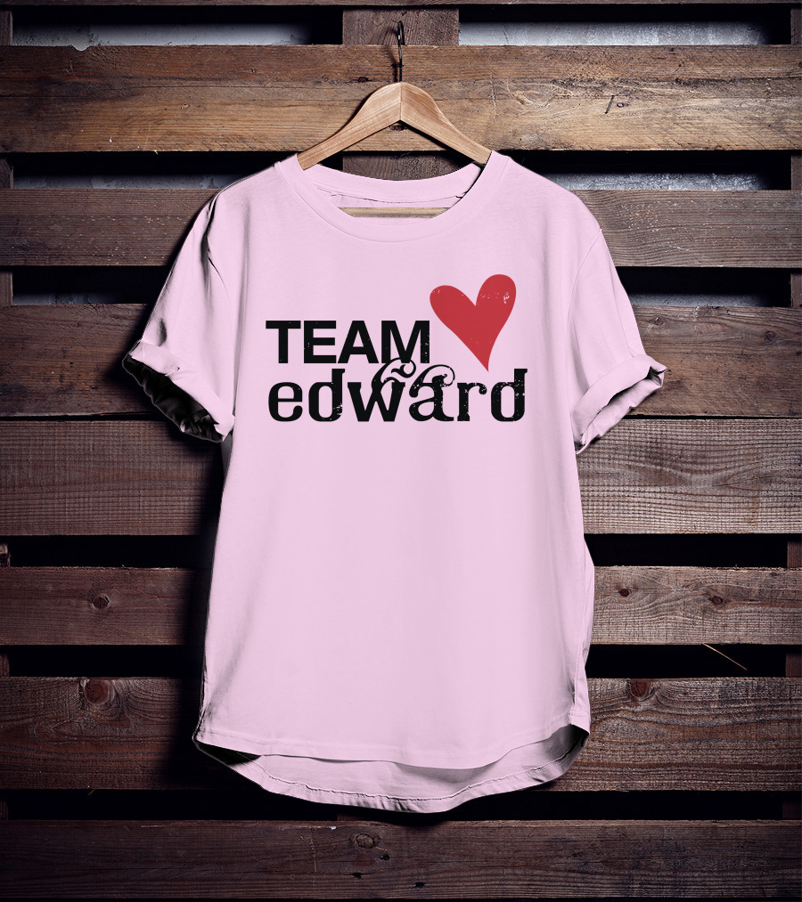 Team Edward Heart Taylor Lautner SNL T-Shirt