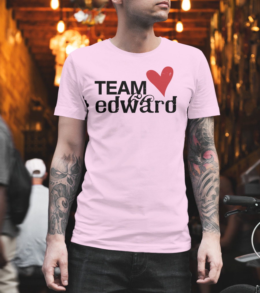 Team Edward Heart Taylor Lautner SNL T-Shirt