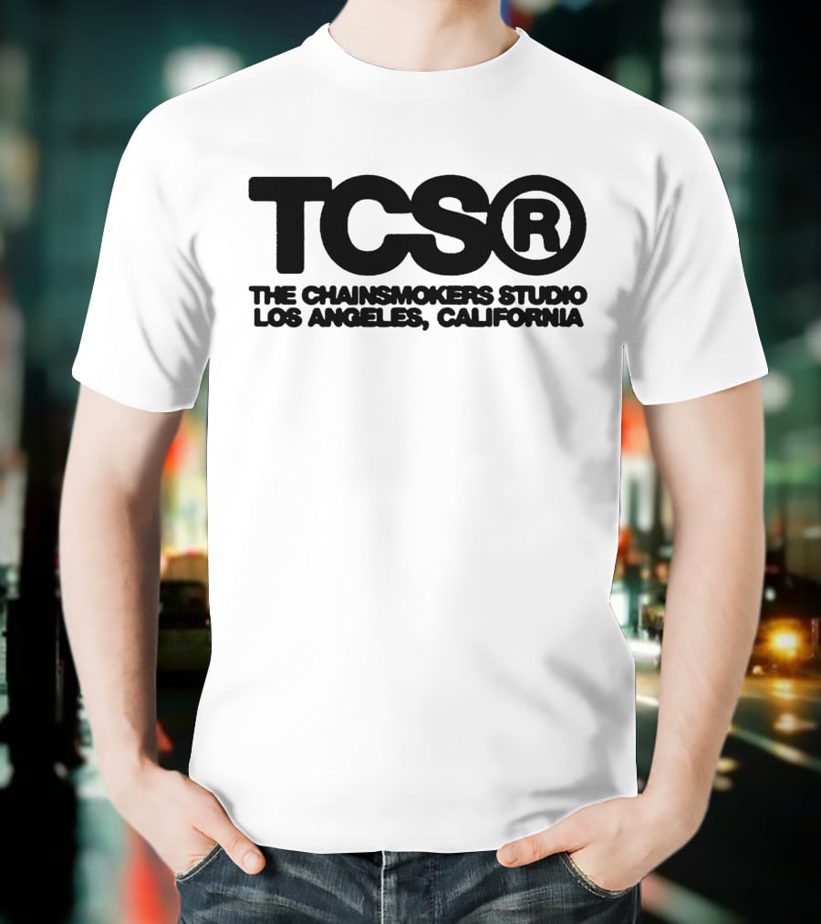 TCS The Chainsmokers Studio Los Angeles California The Chainsmokers Merch Store T-Shirt