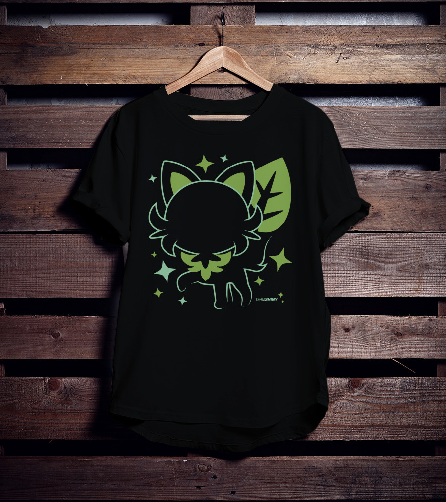 Merch Land Grass Cat Sprigatito Team Shiny Adrive Tk Leaf Stars T-Shirt
