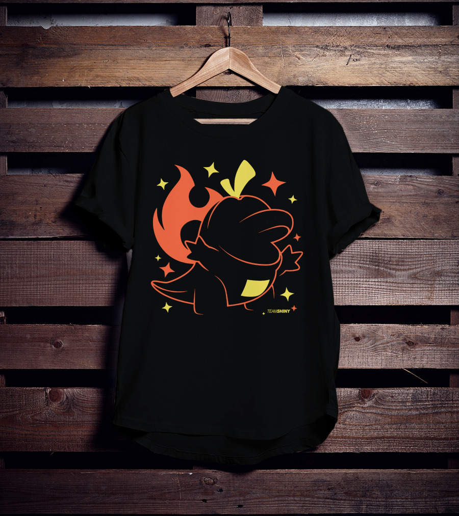 Fuecoco Team Shiny Fire Croc Merch Land Adrive Tk T-Shirt