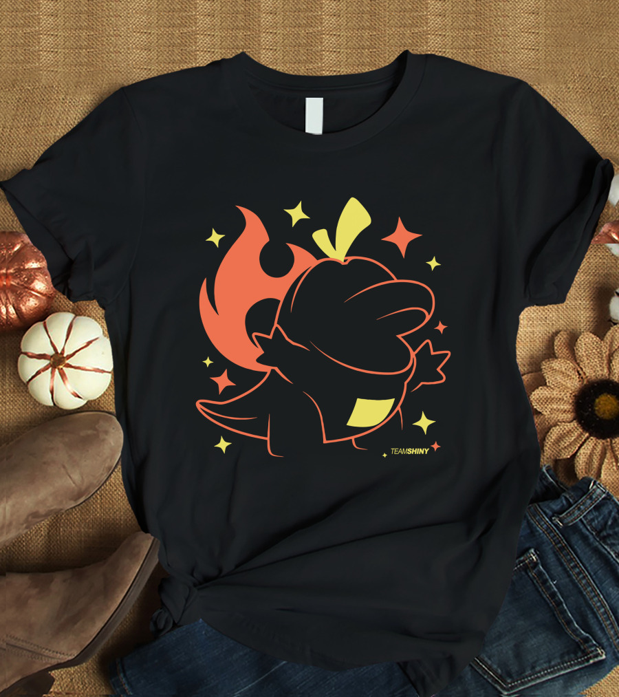 Fuecoco Team Shiny Fire Croc Merch Land Adrive Tk T-Shirt