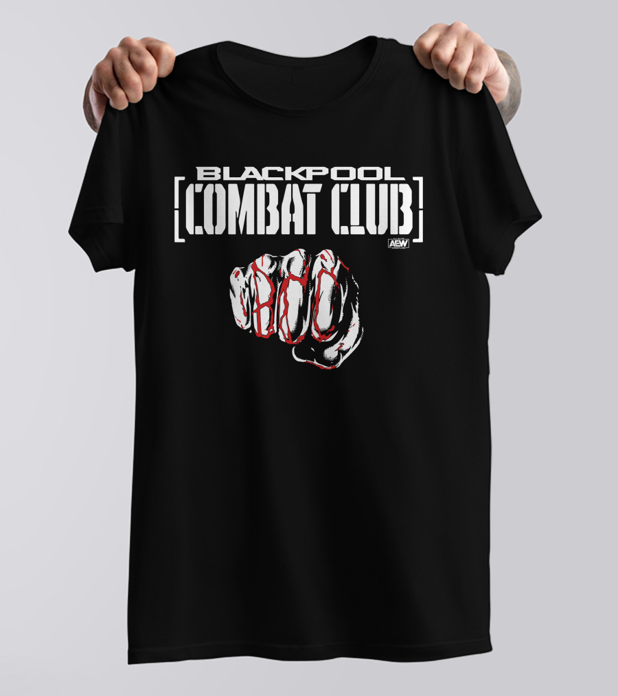 AEW Blackpool Combat Club Forged Fist T-Shirt