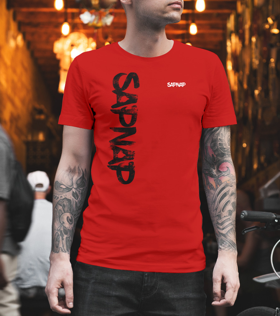 Sapnap Merch Store Sapnap Text Bold Graphic Dt Updates T-Shirt