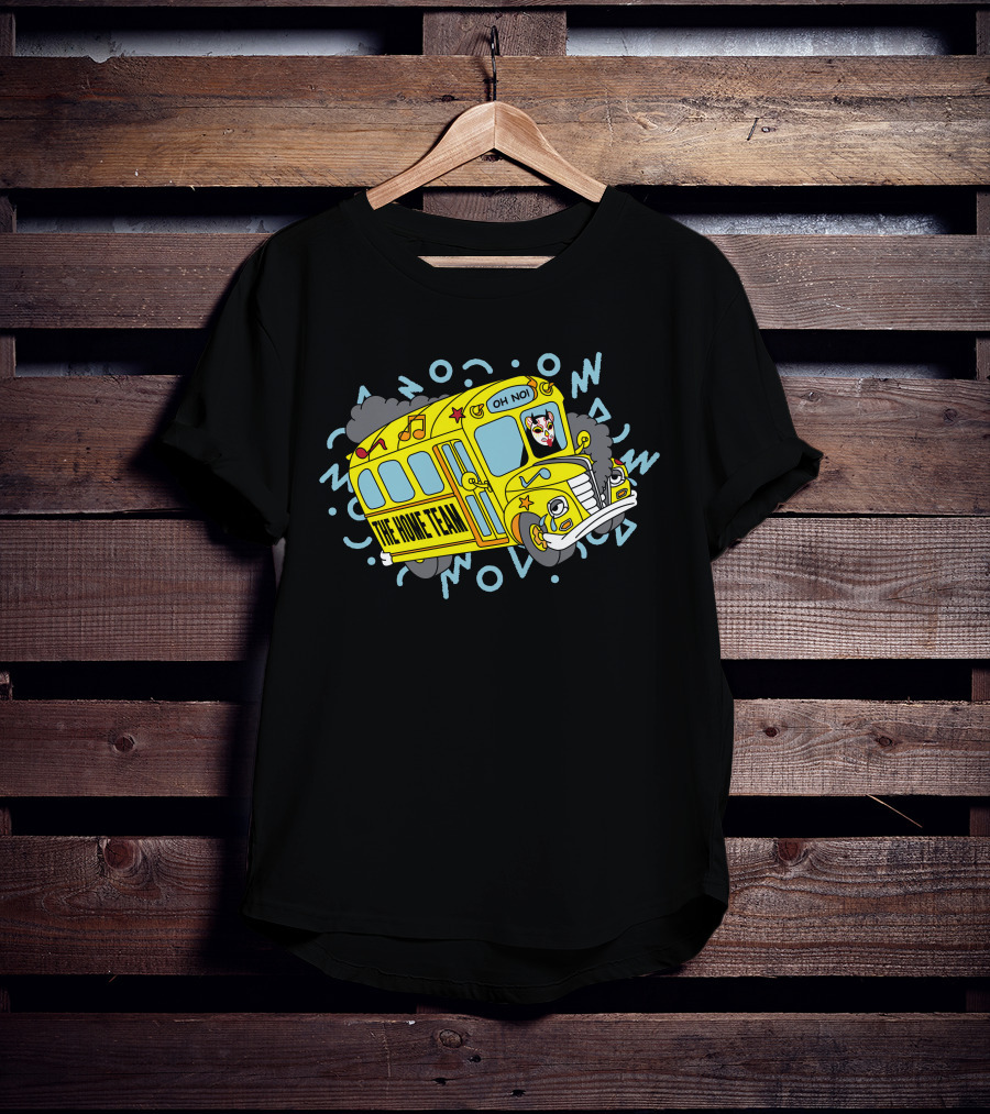 The Home Team Oh No Van Repair Benefit Music Bus T-Shirt