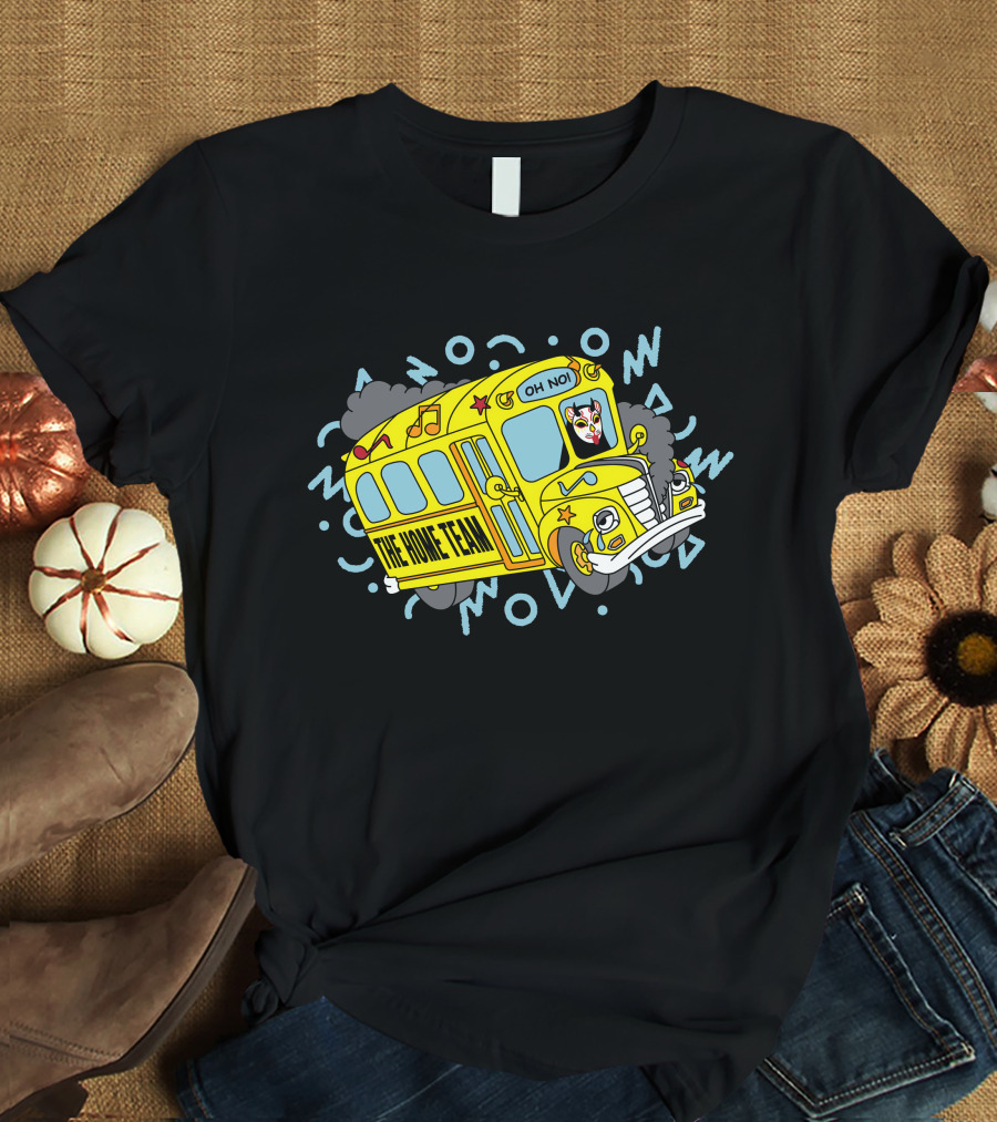 The Home Team Oh No Van Repair Benefit Music Bus T-Shirt