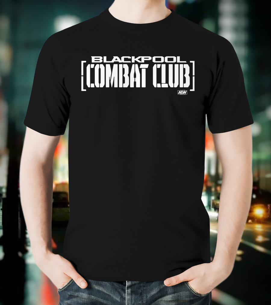 AEW Blackpool Combat Club All Elite Wrestling T-Shirt