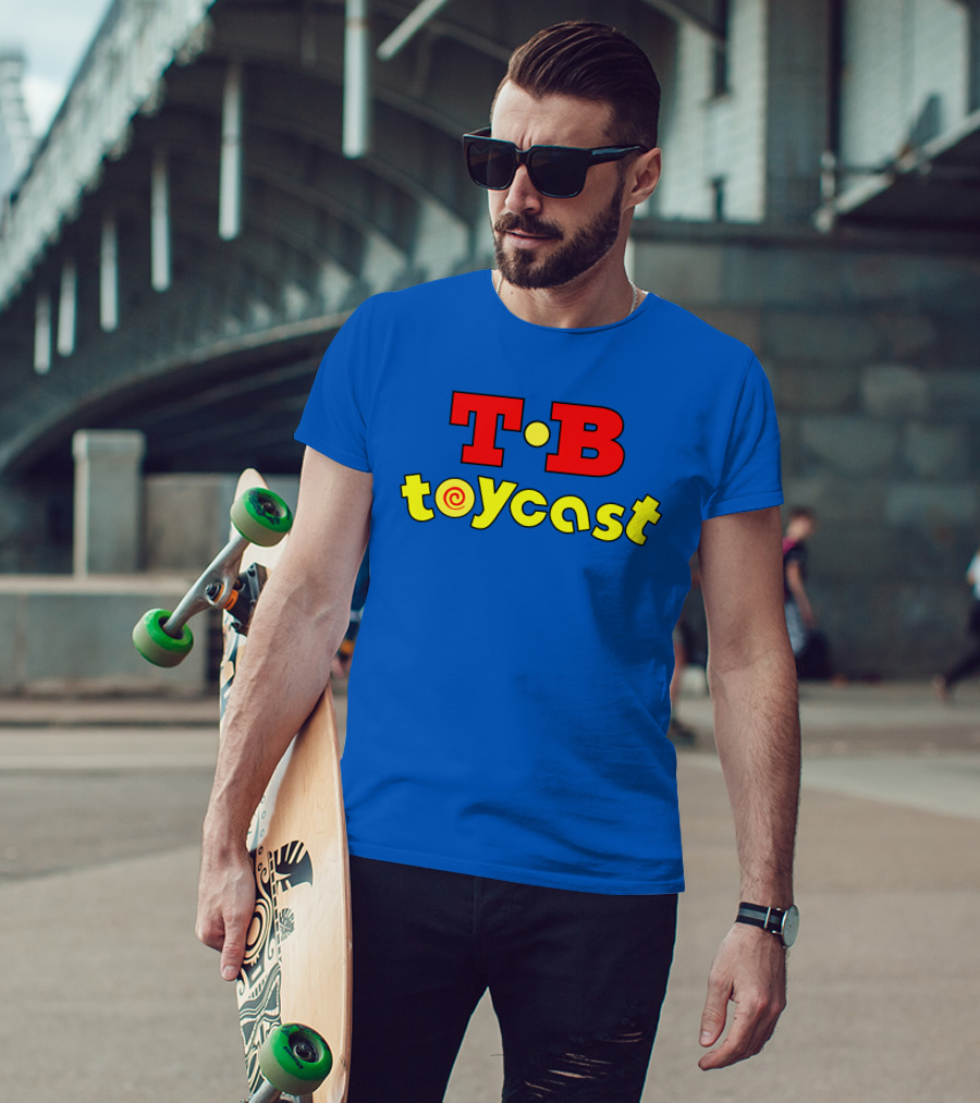 T.B Toycast Vibrant Logo Design From What A Maneuver Shop T-Shirt