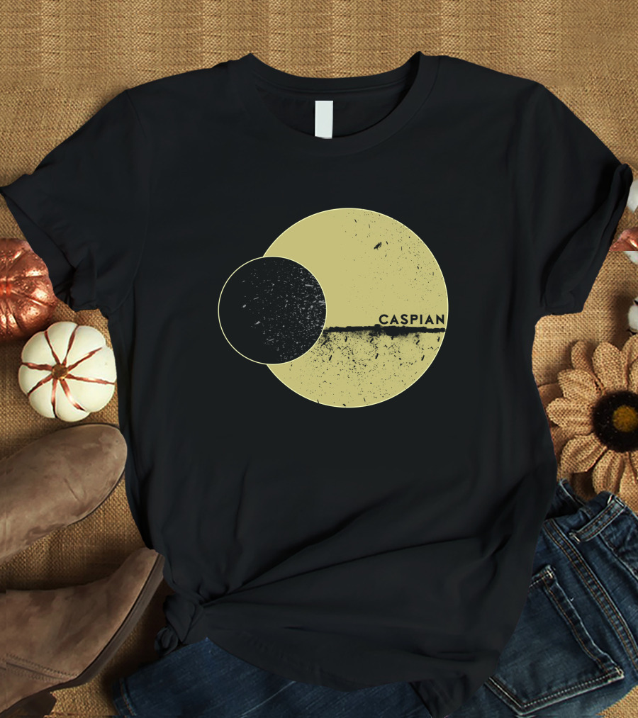 Marek Brave Solid Caspian Wrestle Mania Abstract Circles T-Shirt