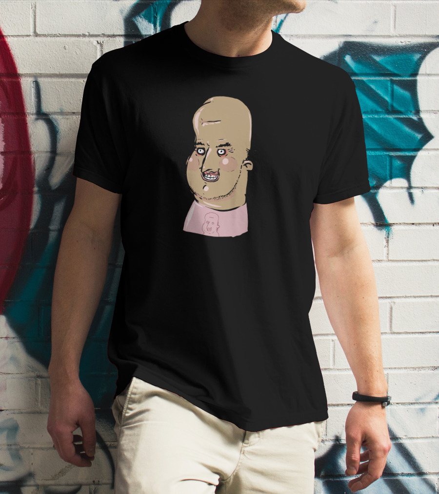 Zogi Corp Store The Critique Jhonen Vasquez Andrew Bell Character With Cartoon Face T-Shirt