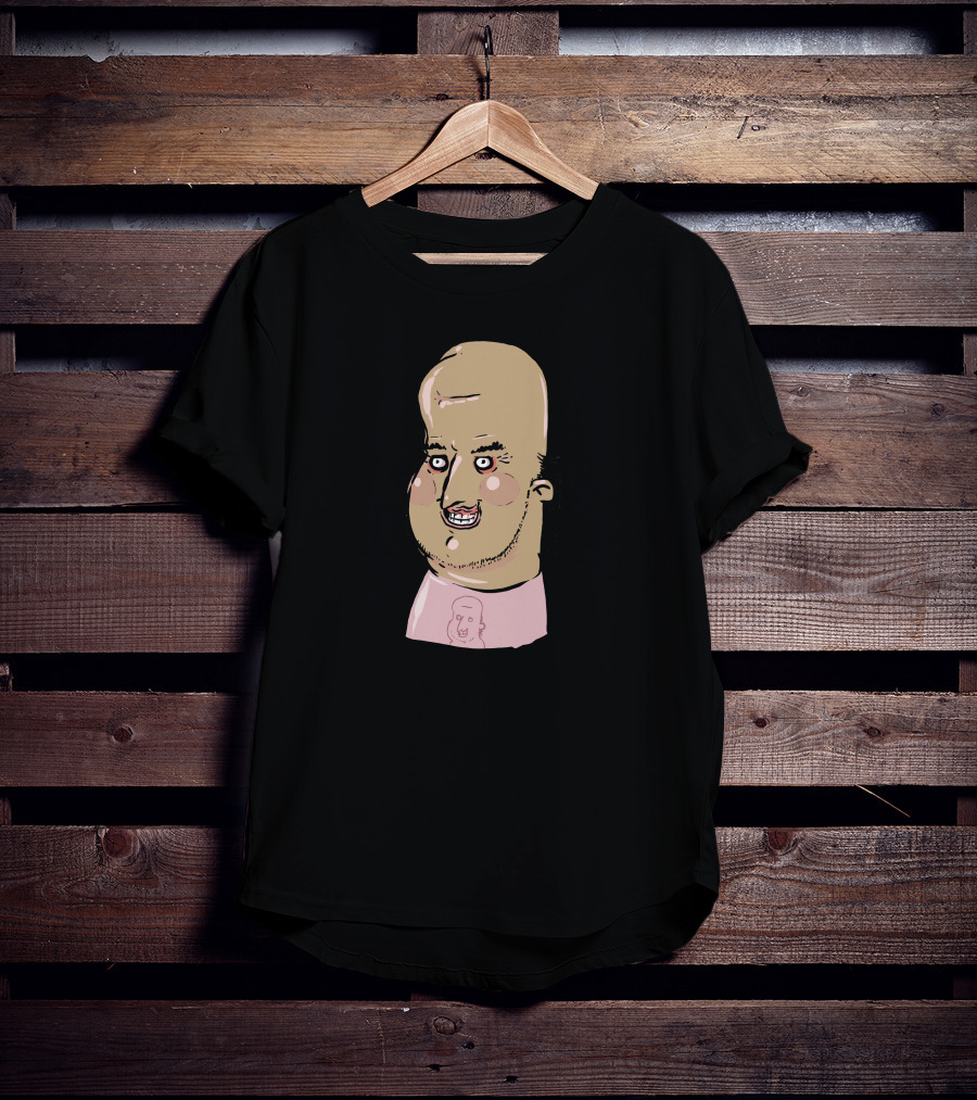 Zogi Corp Store The Critique Jhonen Vasquez Andrew Bell Character With Cartoon Face T-Shirt
