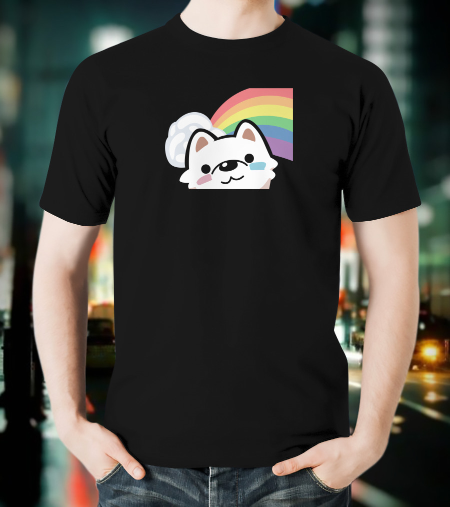 Streame Lements Merch DarkViperAU Pride Rainbow Dog T-Shirt