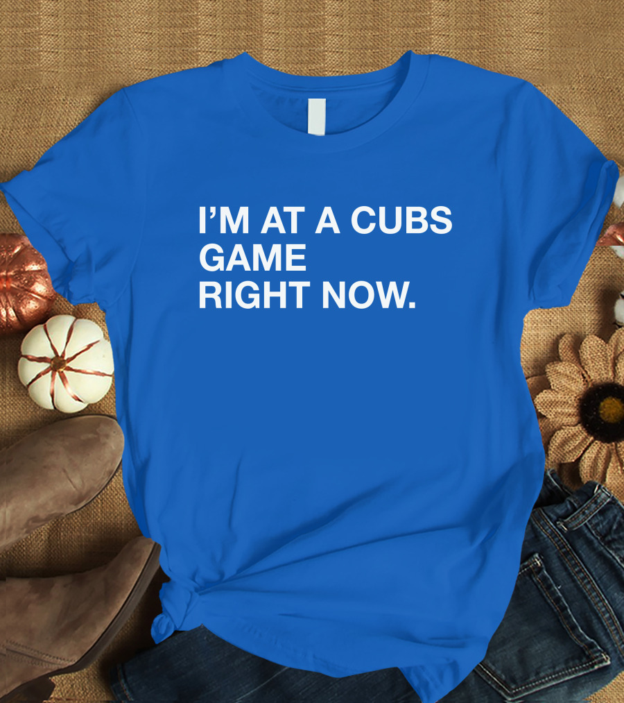 I’m At A Cubs Game Right Now MLB T-Shirt