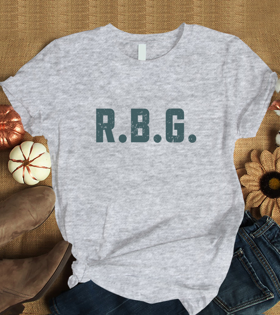 R.B.G. Ruth Bader Ginsburg Iconic T-Shirt