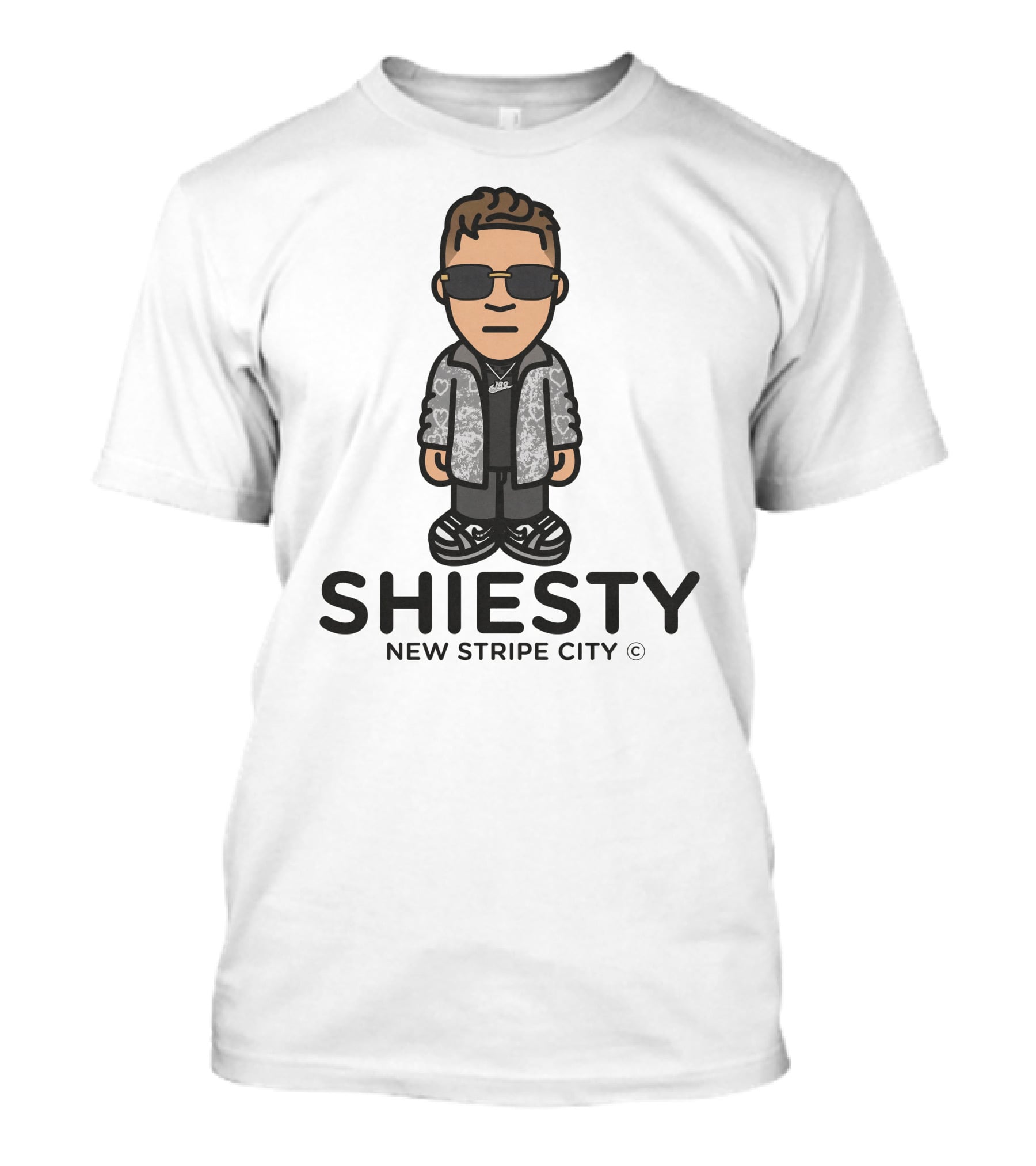 Shiesty New Stripe City Eye Of The Tiger T-Shirt