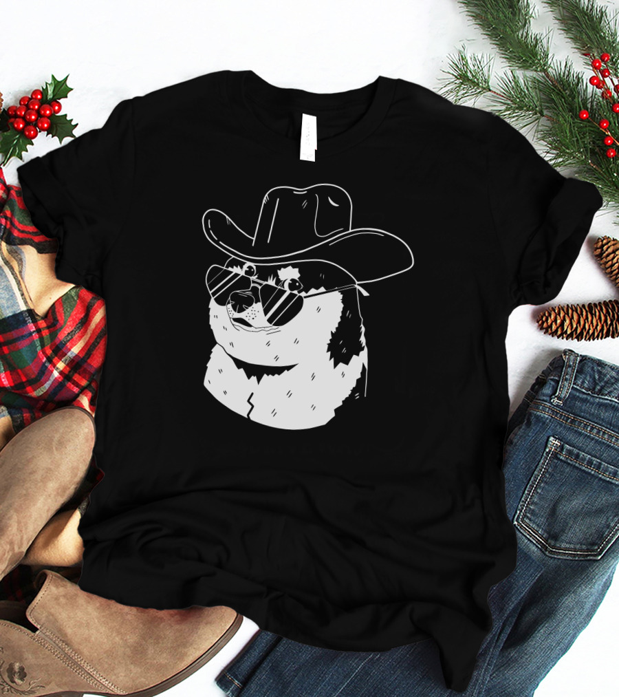 Rodeo Doge Riding Meme Remill Cryptocurrency NFT Concept T-Shirt