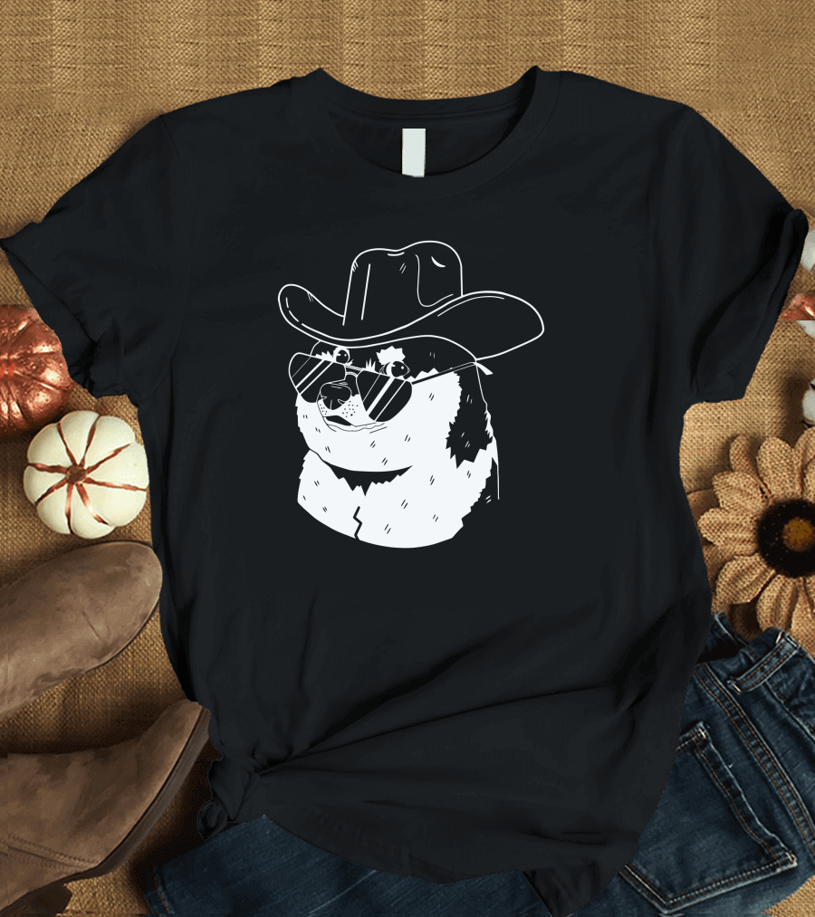 Rodeo Doge Riding Meme Remill Cryptocurrency NFT Concept T-Shirt
