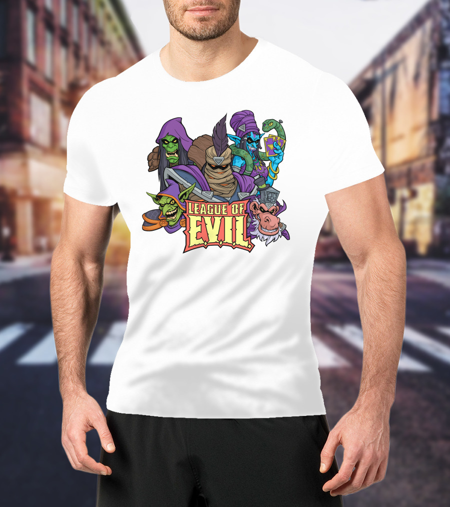 League Of Evil Fantasy Villains Assembly T-Shirt