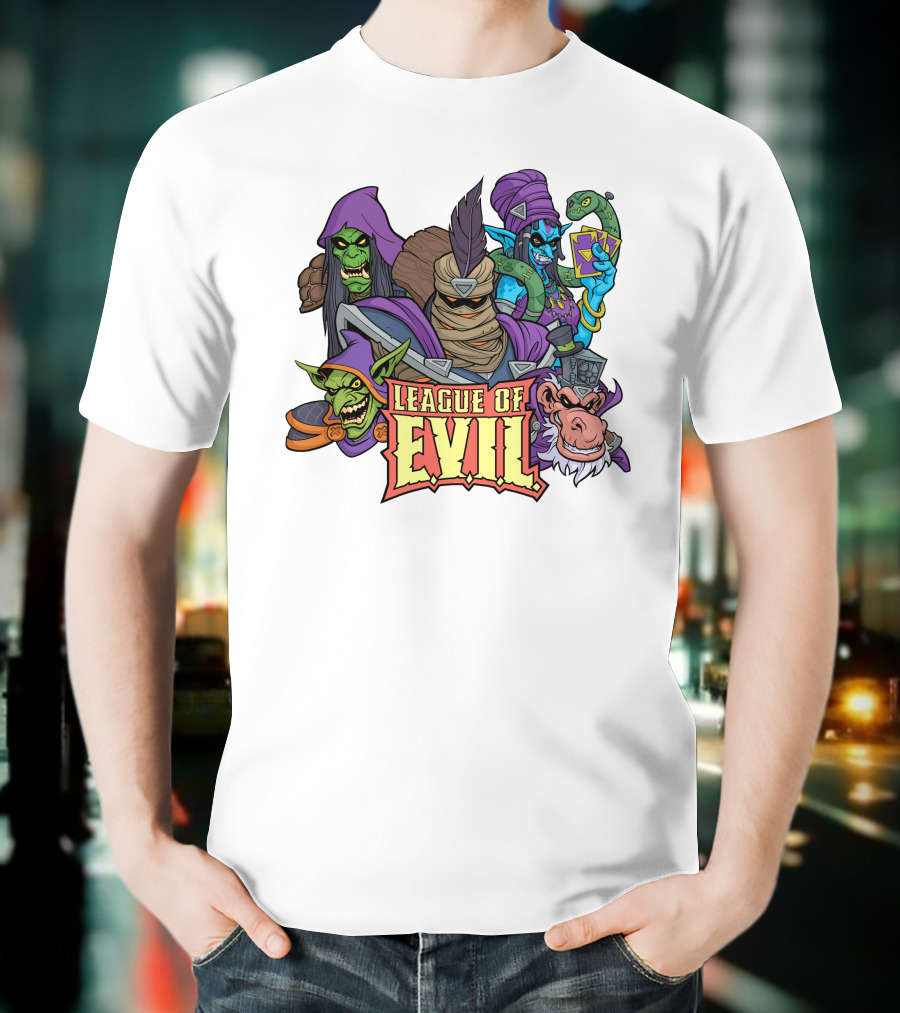 League Of Evil Fantasy Villains Assembly T-Shirt