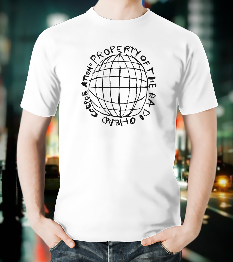 Property Of The Radiohead Corporation Global Sphere T-Shirt