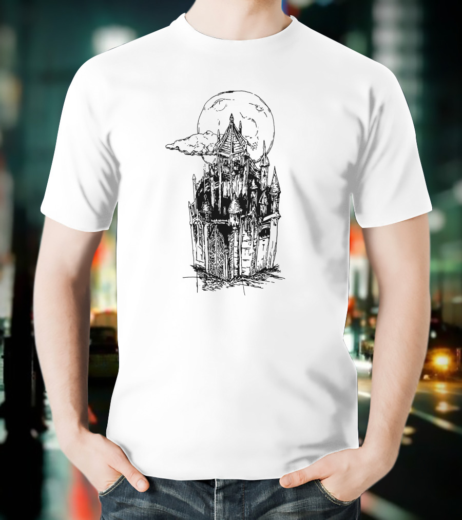 Gothic Moonlit Castles T-Shirt