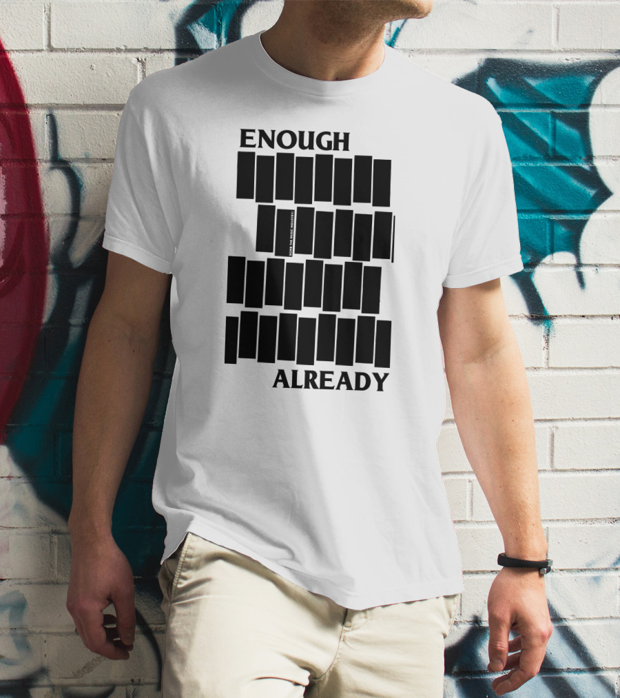 Bomb The Music Industry Enough Already Iconic Bar T-Shirt