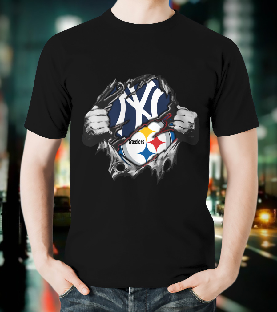 Steelers Yankees Crossover Fan T-Shirt