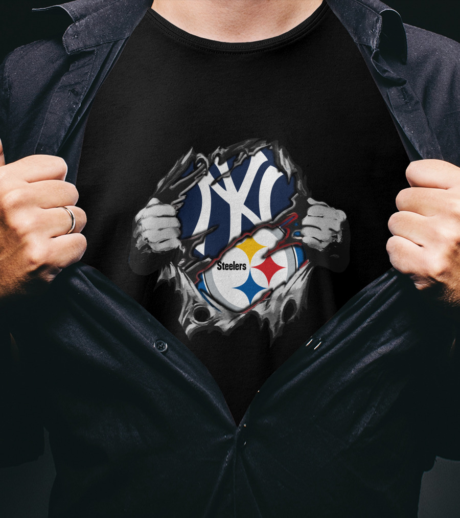 Steelers Yankees Crossover Fan T-Shirt
