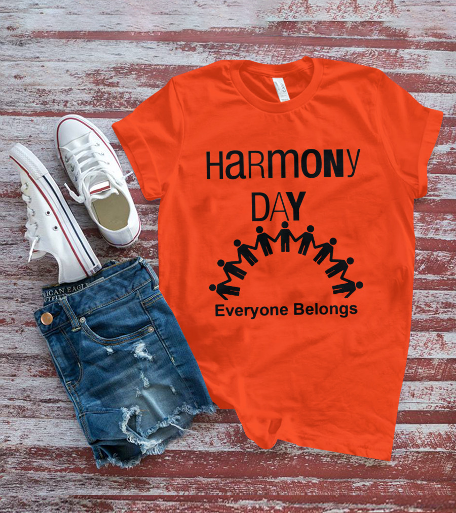 Harmony Day 21 March Everyone Belongs T-Shirt