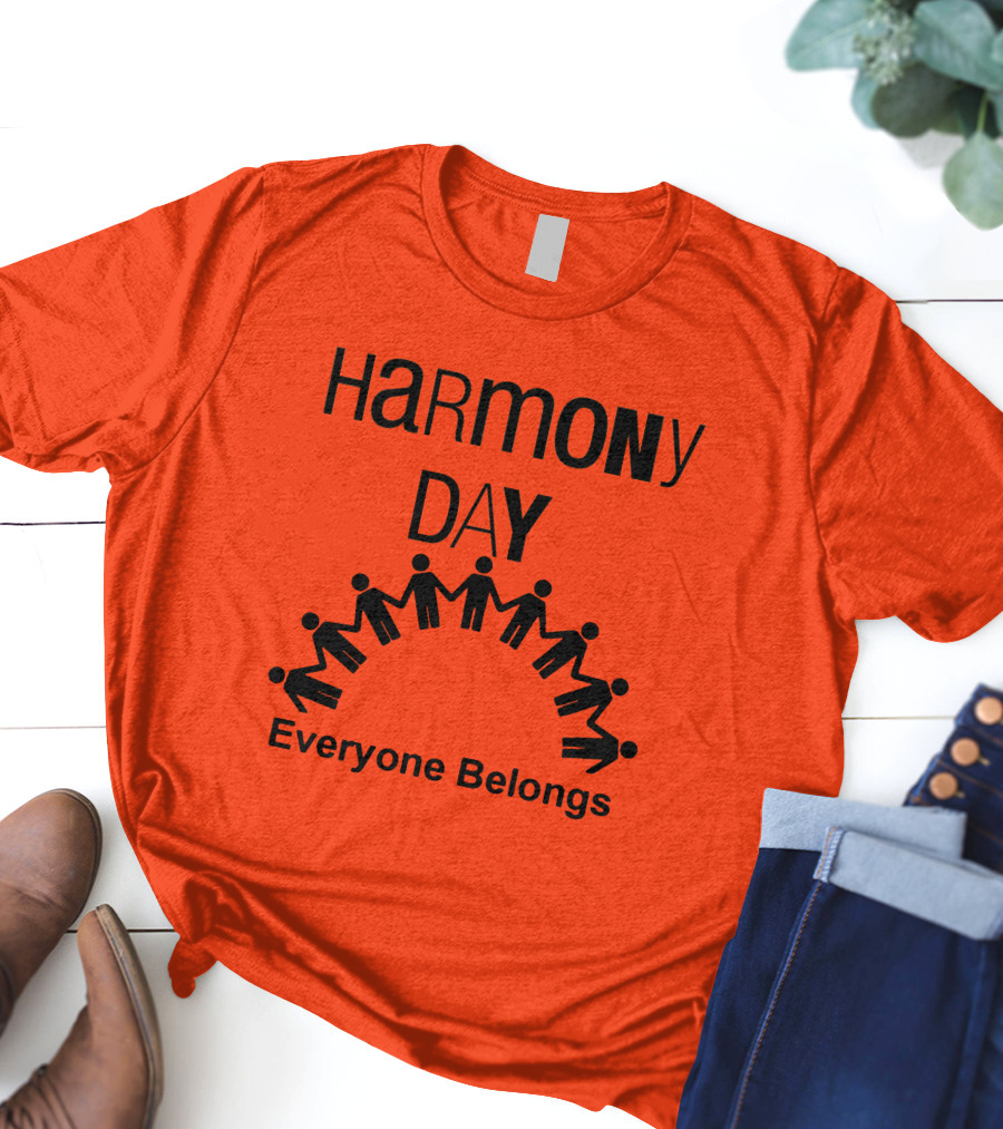 Harmony Day 21 March Everyone Belongs T-Shirt