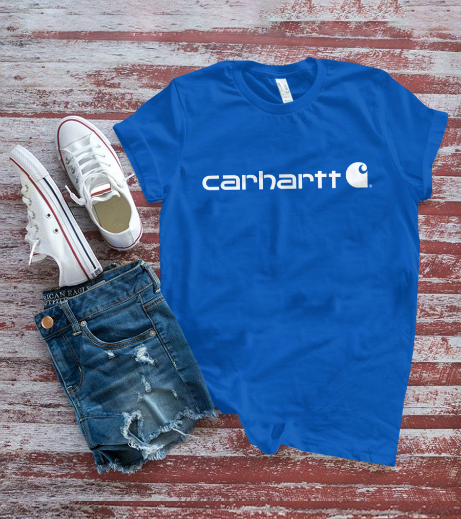 Carhartt Force Delmont Signature Blue T-Shirt