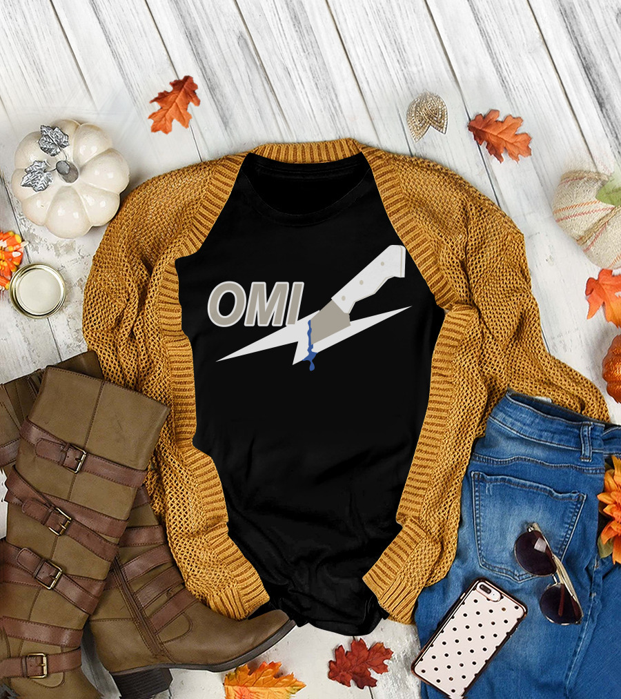OMI Knife Stab Graphic Reloaded Merch T-Shirt