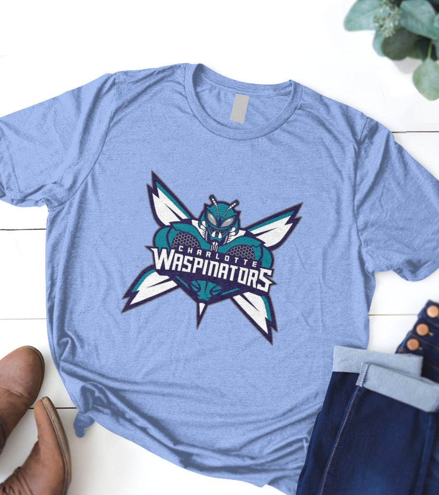 Charlotte Waspinators NBA Basketball Team T-Shirt