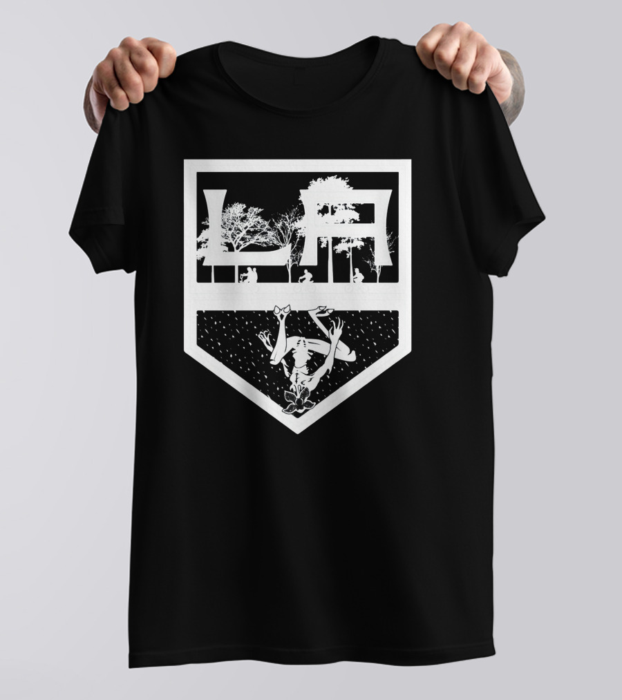 LA NHL Stranger Things Demogorgon T-Shirt
