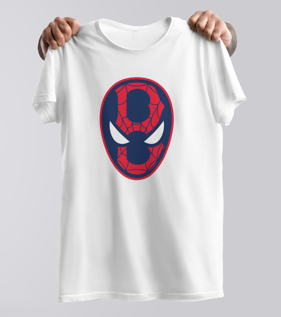 Boston Spider Sox MLB Web Pattern Mask T-Shirt