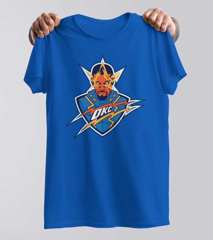 OKC Electro NBA Thunder Inspired T-Shirt