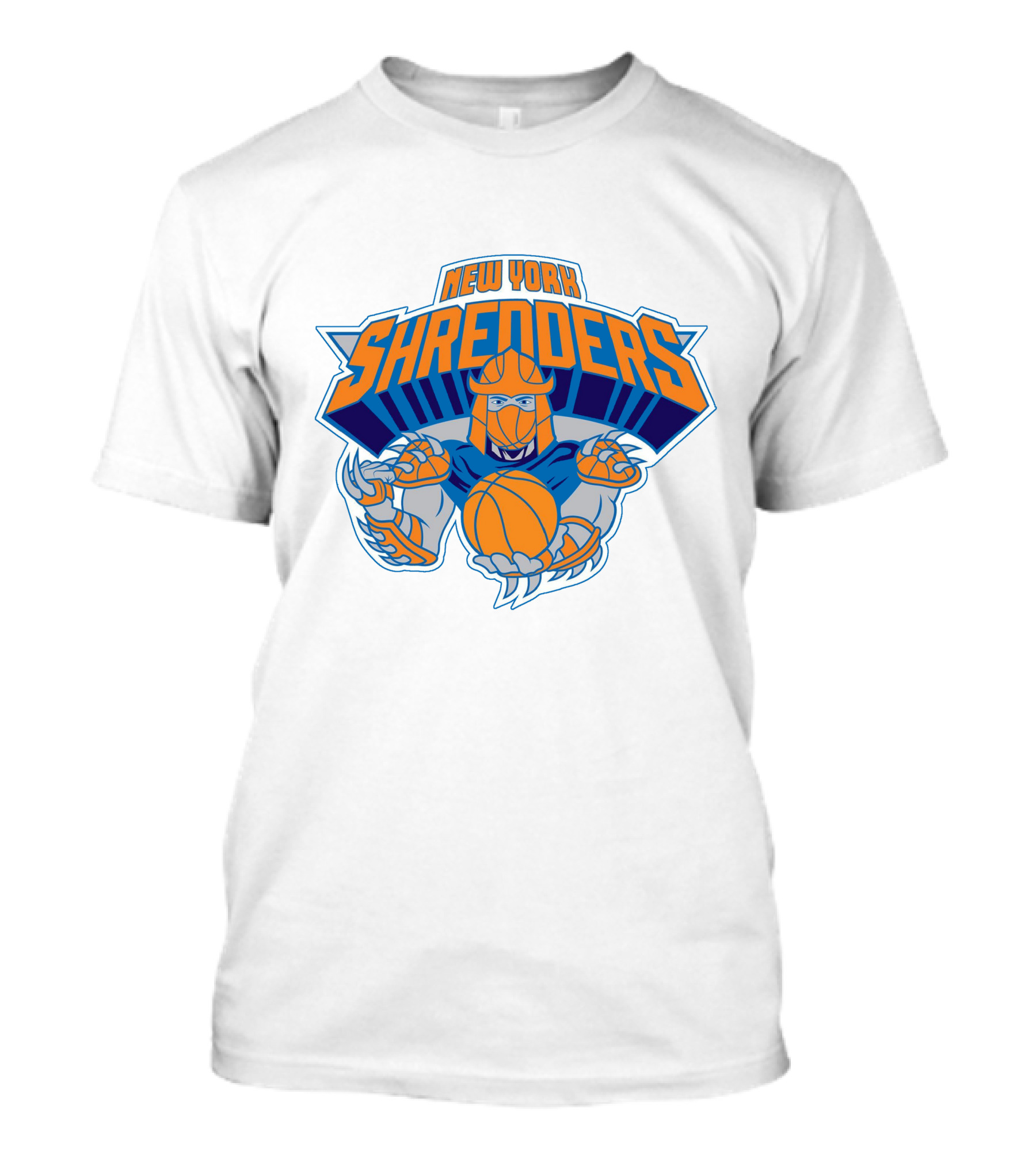 New York Shredders Basketball Villain Motif T-Shirt