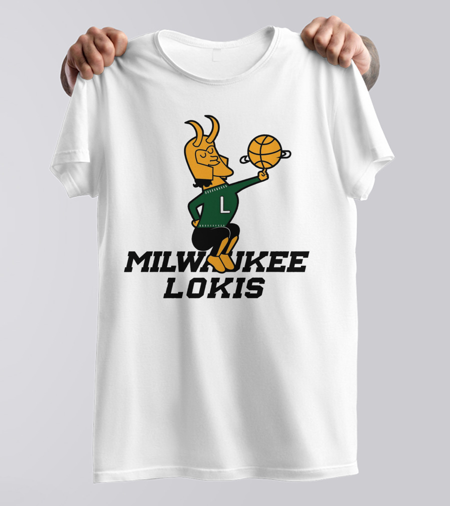 Milwaukee Lokis NBA Basketball Crossover Concept T-Shirt