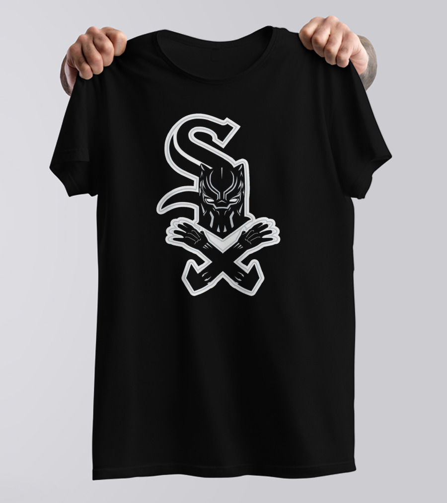 Chicago Black Panther Sox MLB Crossover T-Shirt