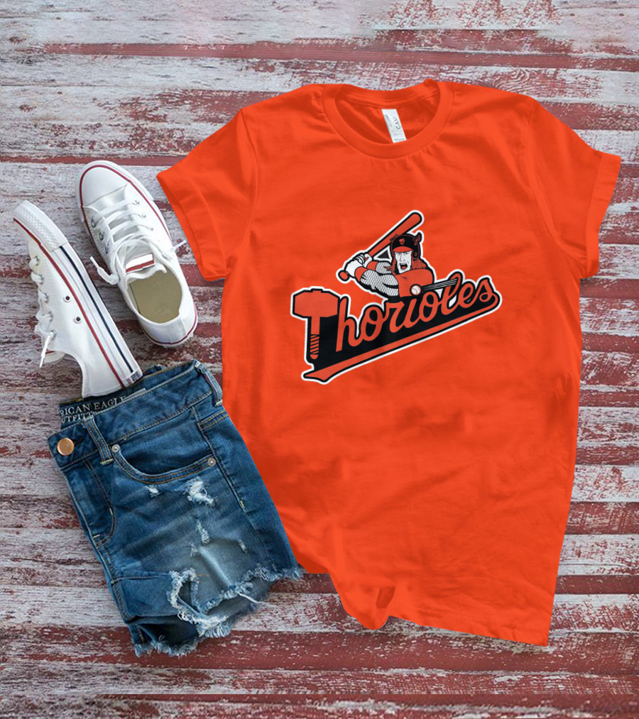 Baltimore Thorioles MLB Thor Baseball T-Shirt