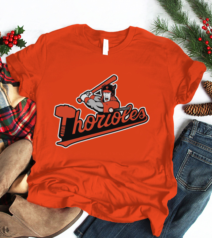 Baltimore Thorioles MLB Thor Baseball T-Shirt